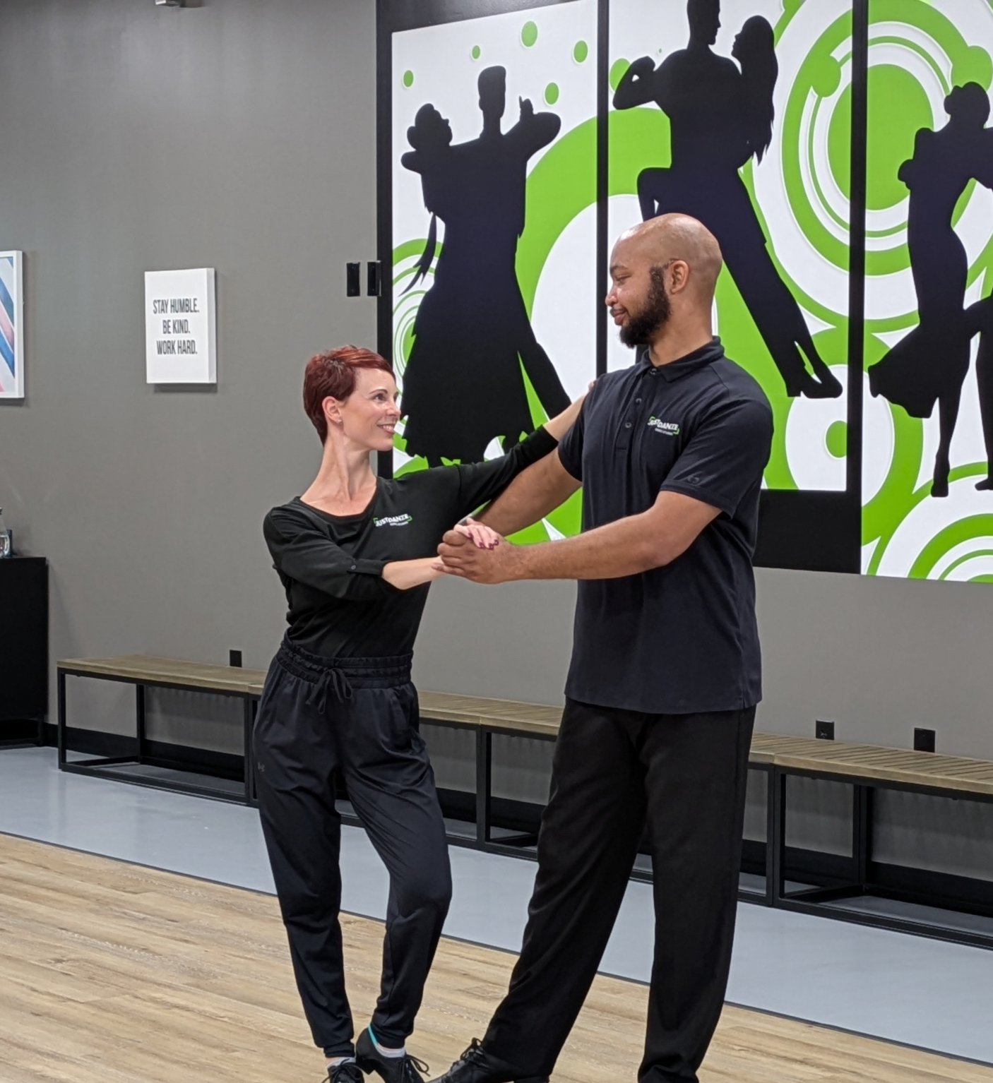 Ballroom dancing - Rumba cross body lead 